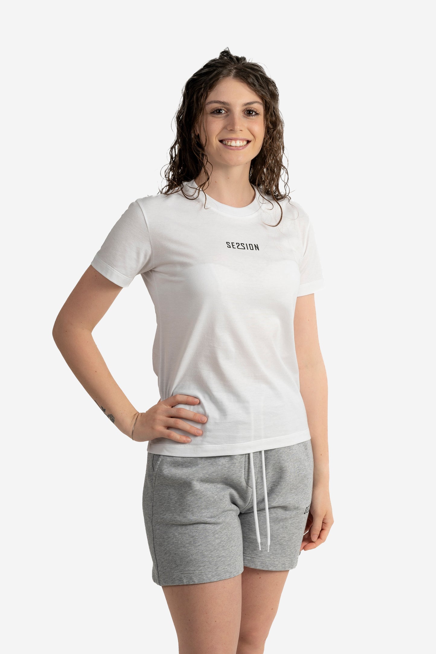 T-shirt con micro logo