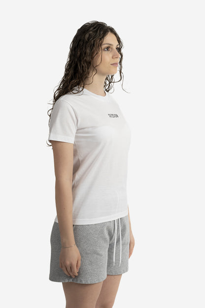 T-shirt con micro logo