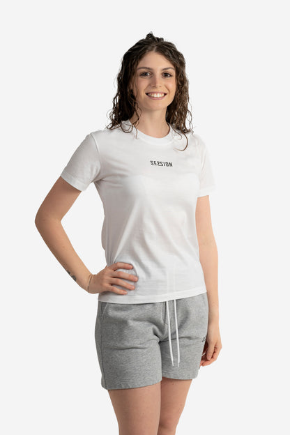 T-shirt con micro logo