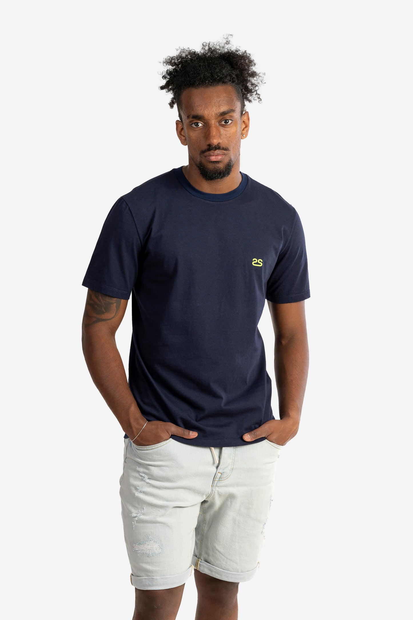 T-shirt con logo spessorato
