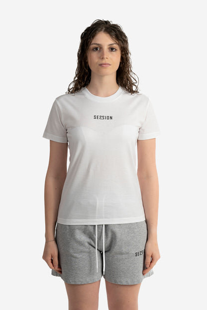 T-shirt con micro logo