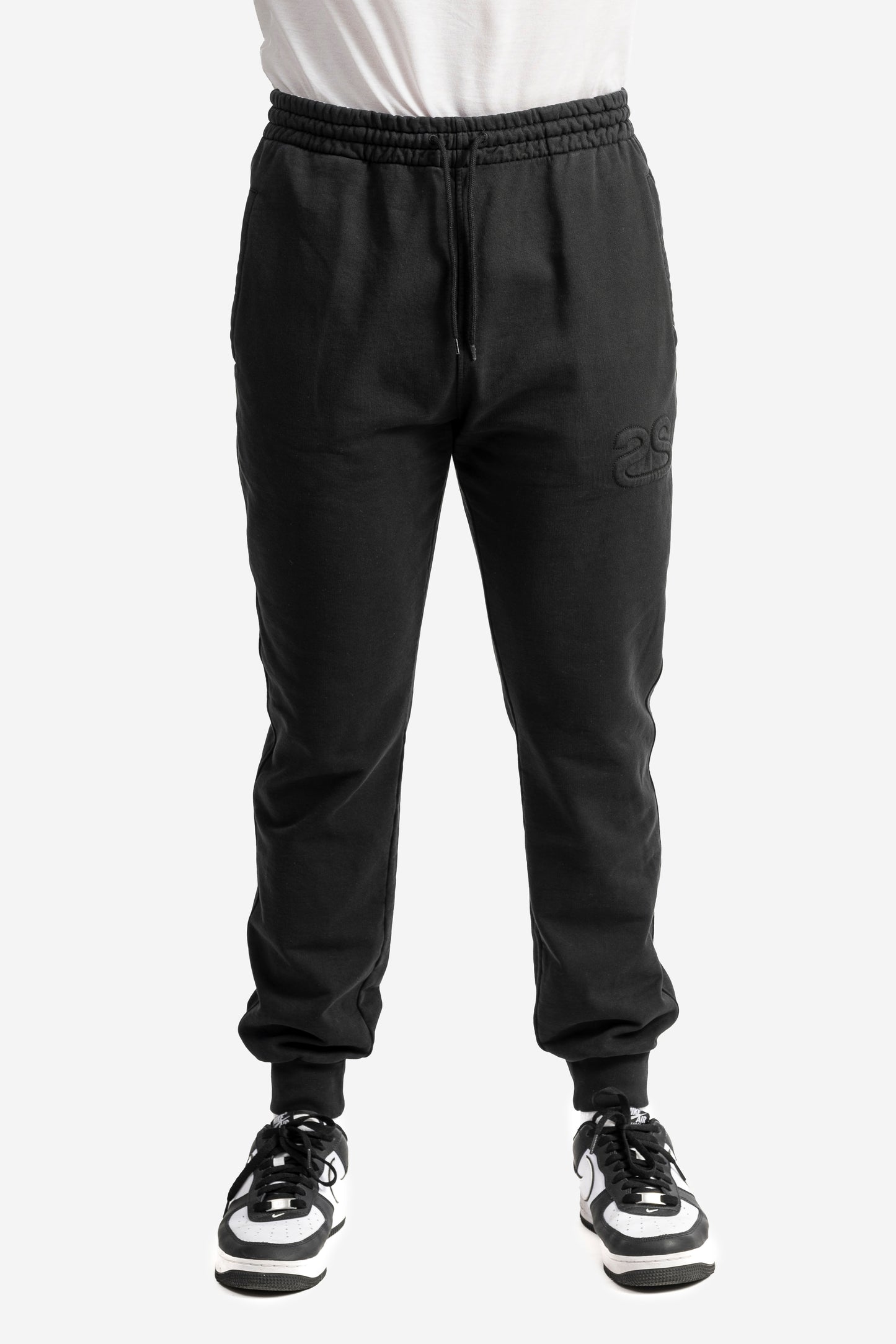 Pantalone con logo embossed