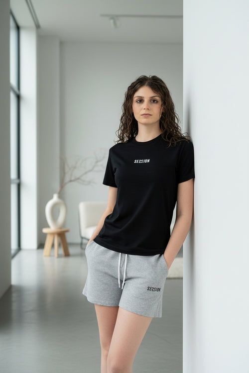 T-shirt con micro logo