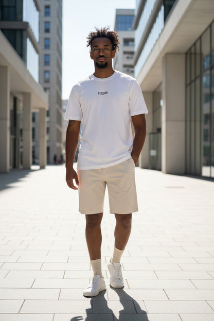 T-shirt con micro logo
